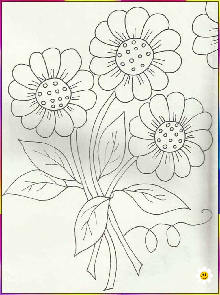 flower drawings simple