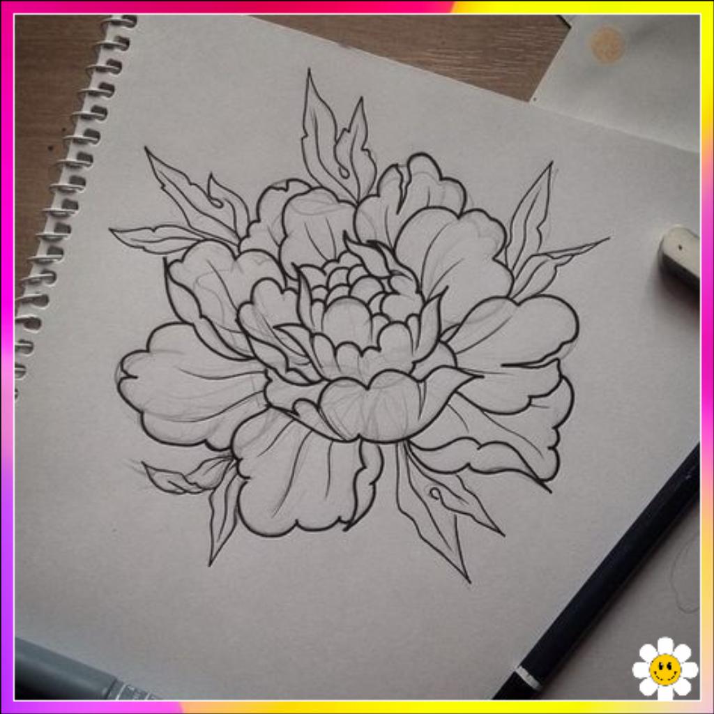 flower designs drawings