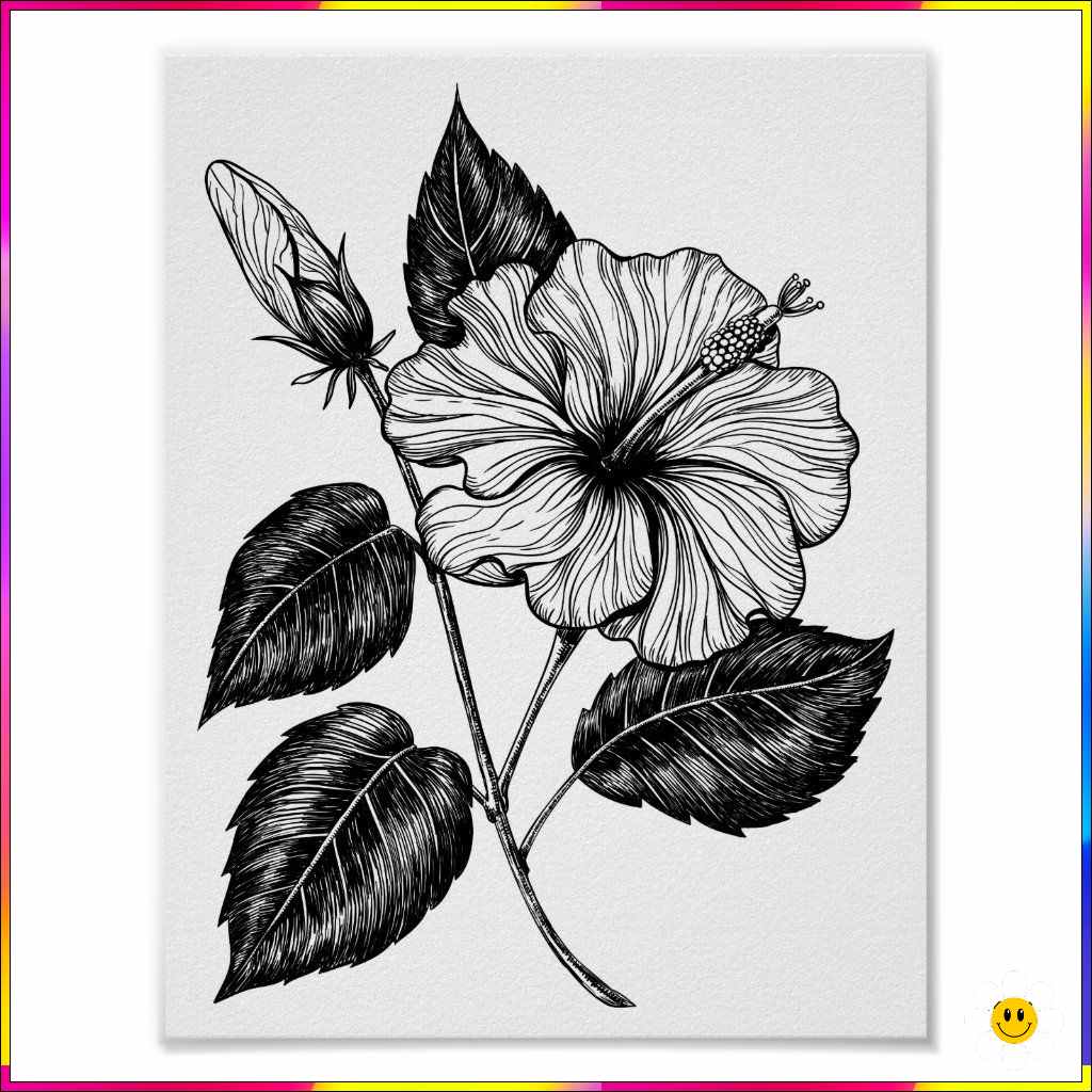 flowers drawing images