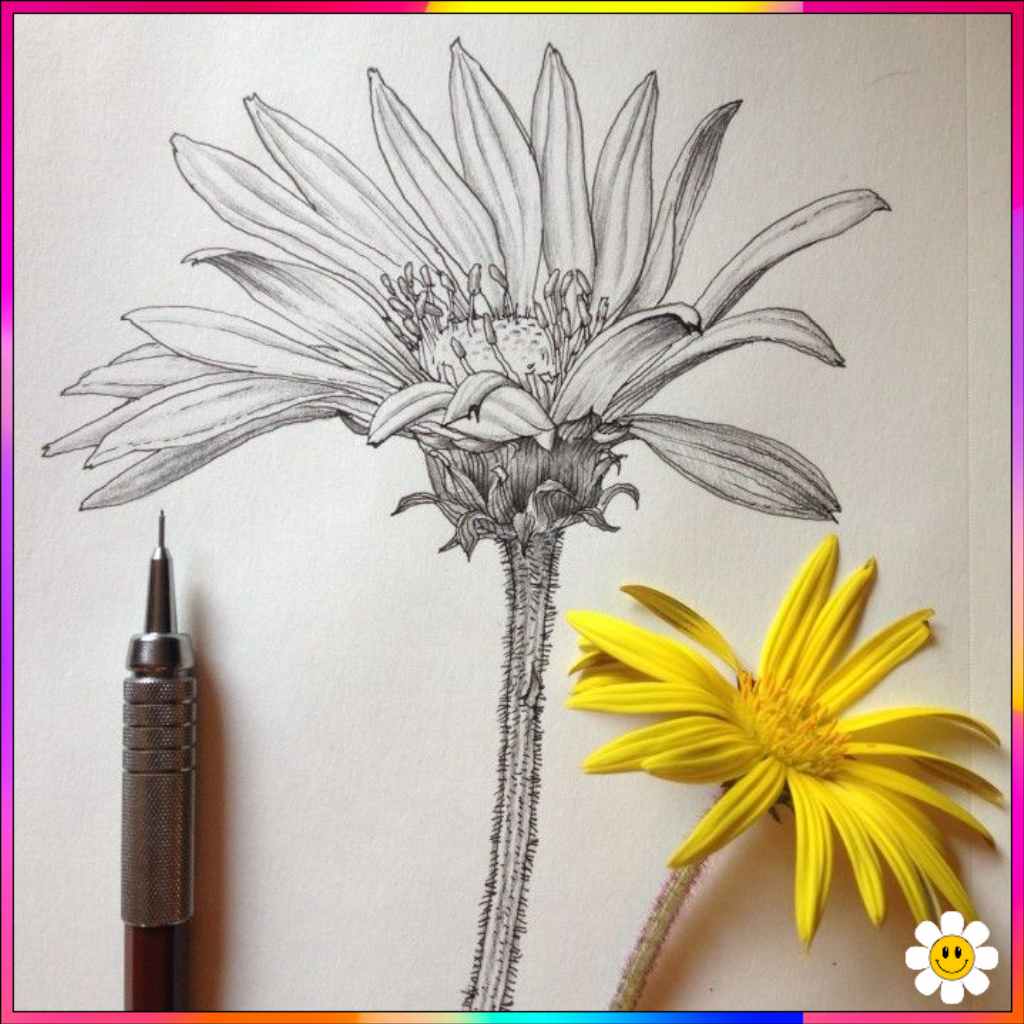 Flower sketch simple