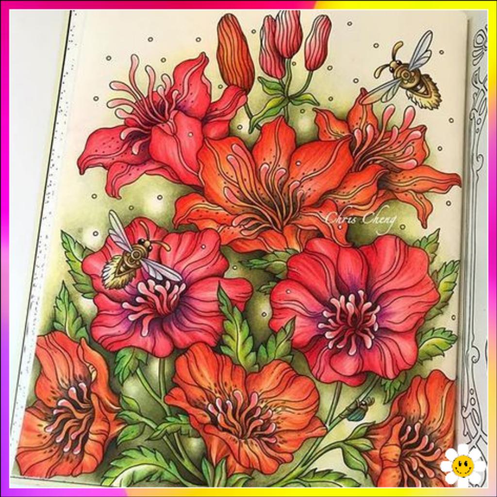 flower drawing images