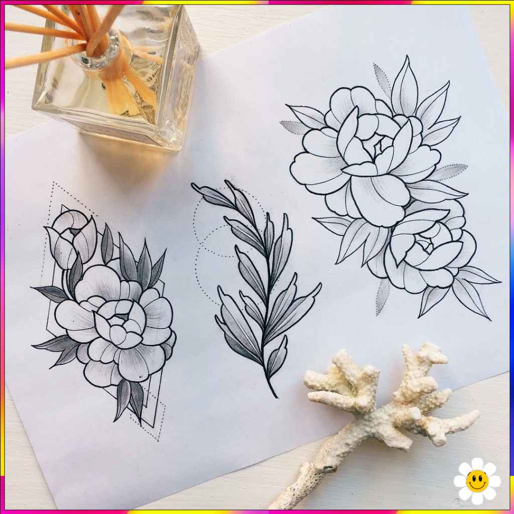 drawing pictures of flowers