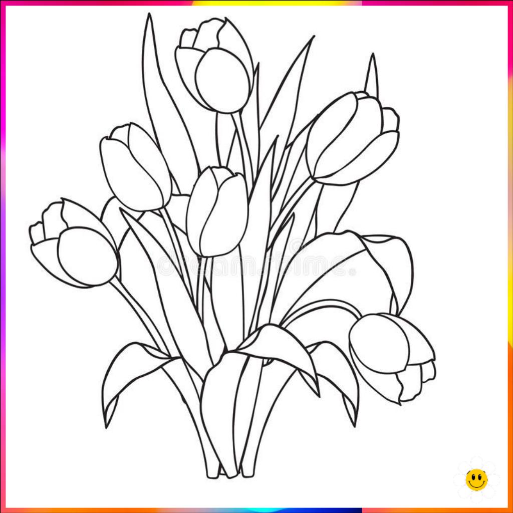 drawing a flower
