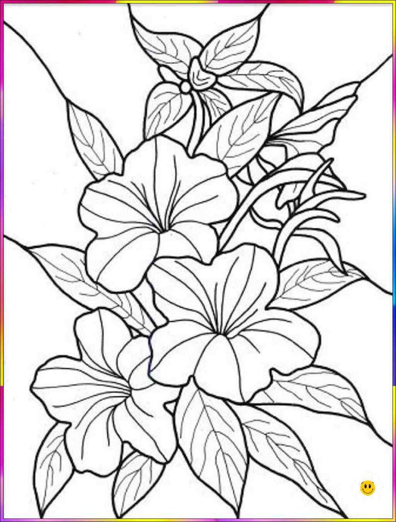 draw flower design