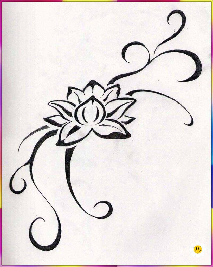 simple drawings of flowers